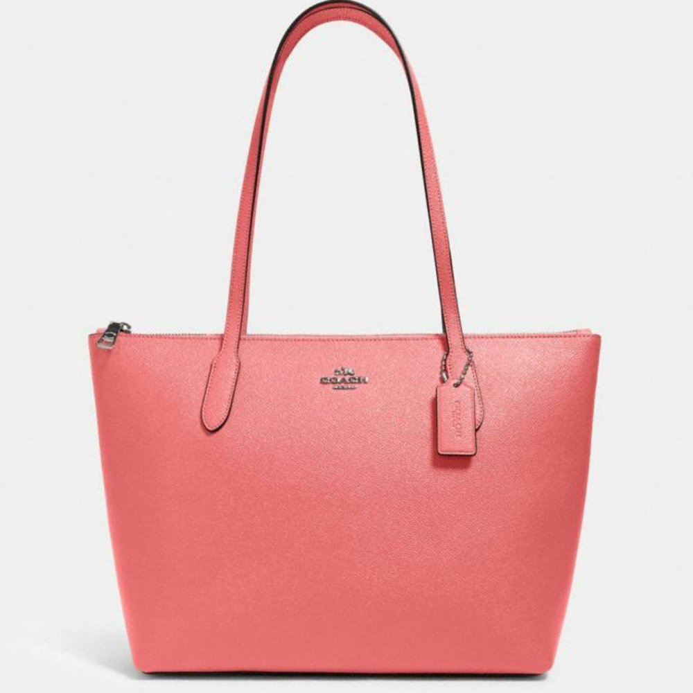 ⭐NEW⭐ Pink Lemonade Coach Zip Top Tote